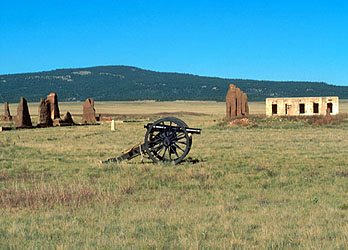 Parade Grounds in Fort Union National Monument (1861-1891) near Watrous ...