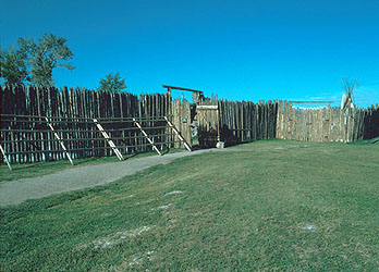 Fort Bridger State Historic Site (1842-1890), mile 1026 of Oregon trail ...